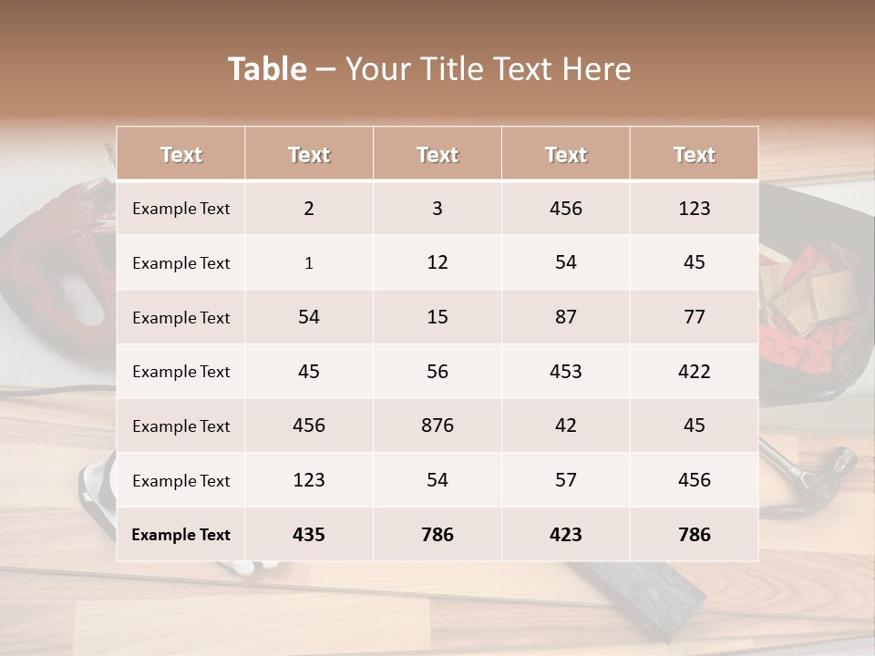 Laminated Inside Work PowerPoint Template
