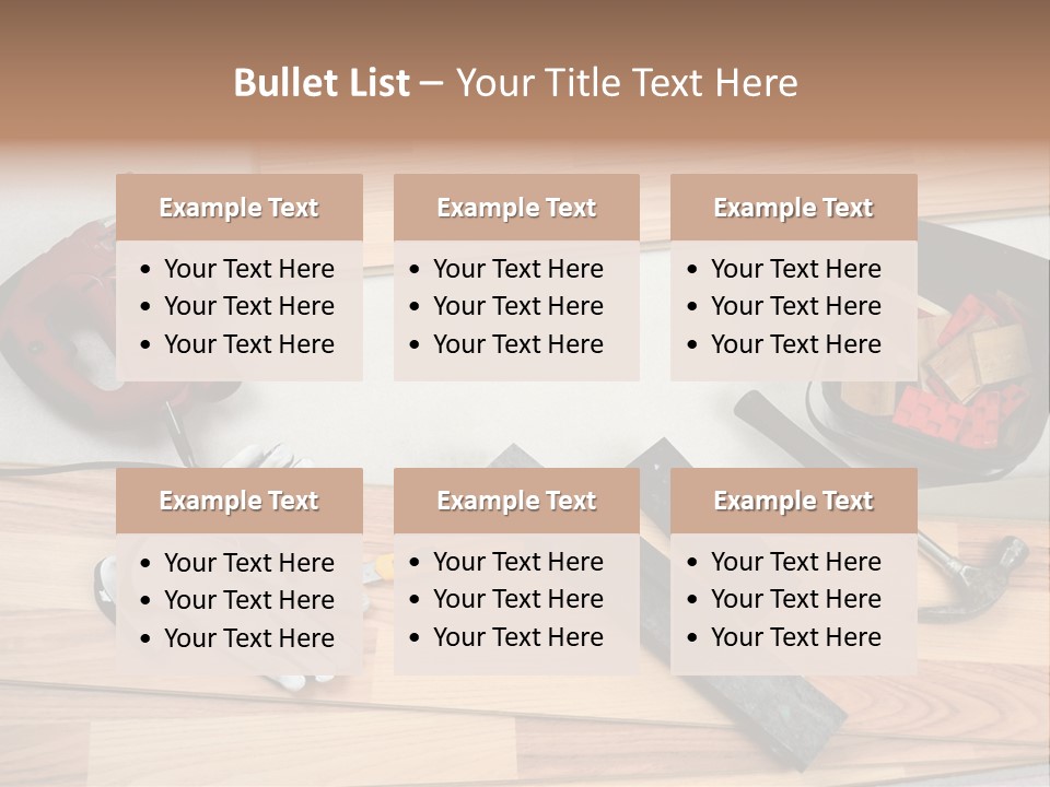 Laminated Inside Work PowerPoint Template