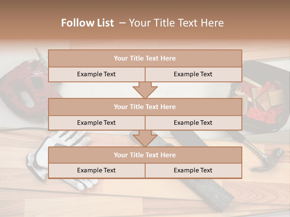 Laminated Inside Work PowerPoint Template