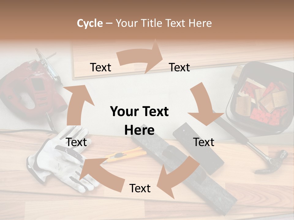 Laminated Inside Work PowerPoint Template