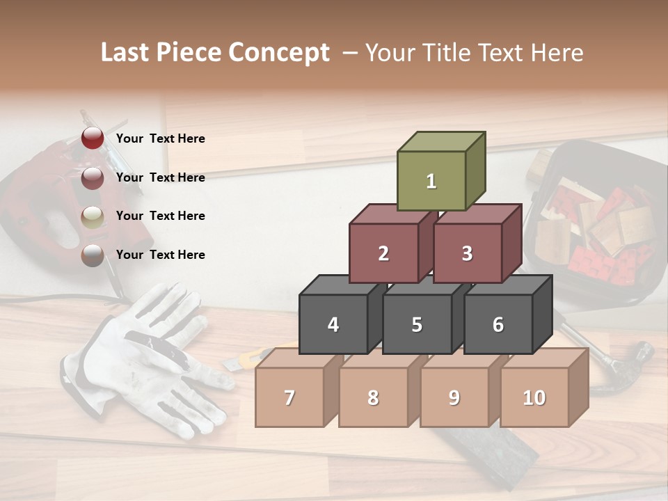 Laminated Inside Work PowerPoint Template