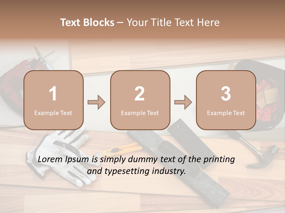 Laminated Inside Work PowerPoint Template