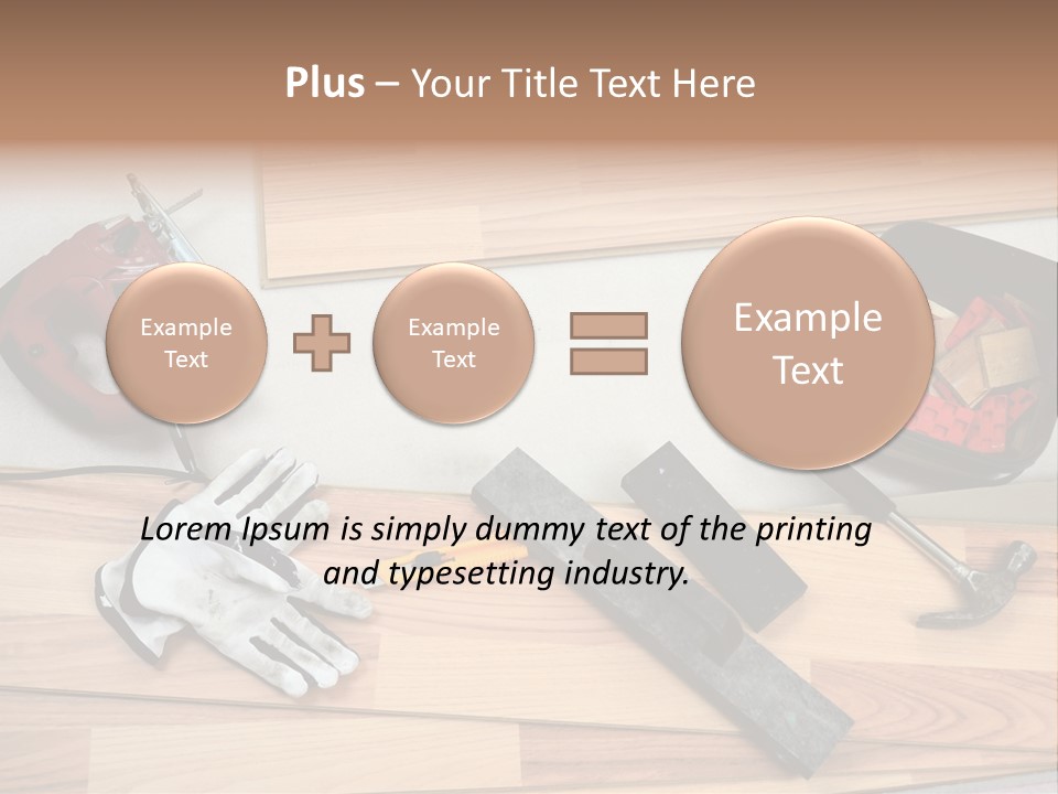 Laminated Inside Work PowerPoint Template