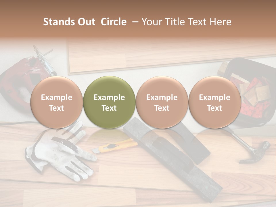 Laminated Inside Work PowerPoint Template