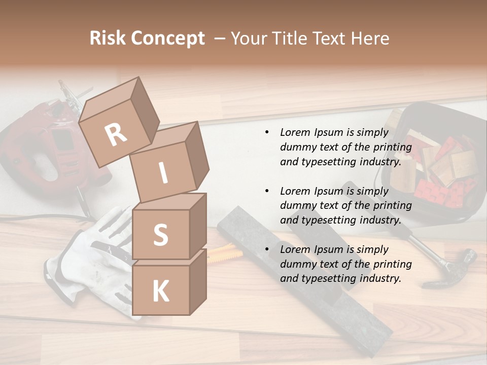 Laminated Inside Work PowerPoint Template