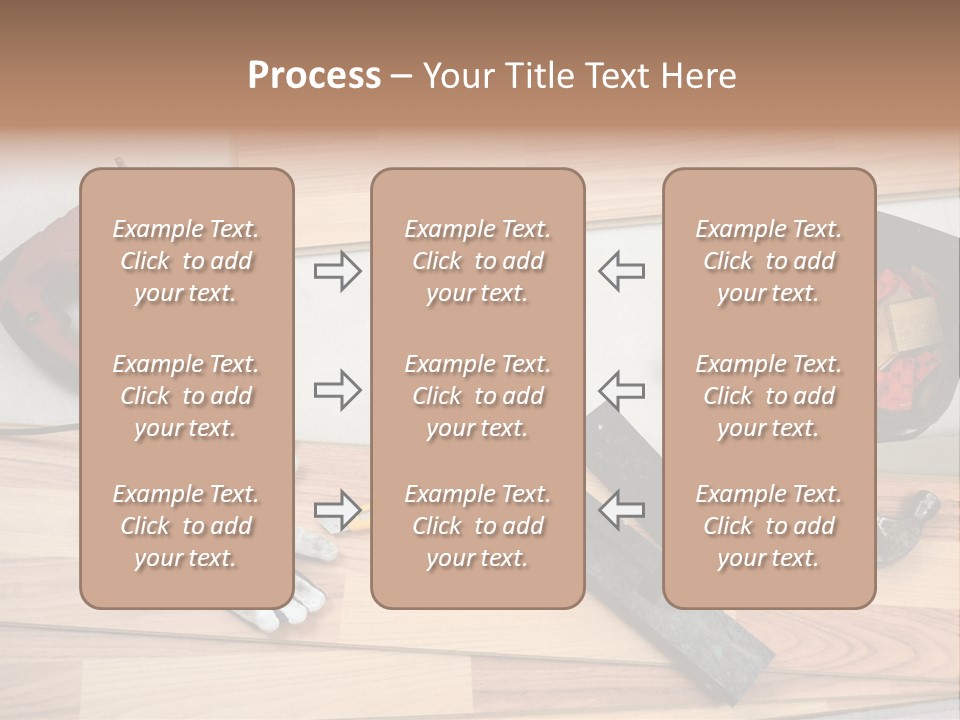 Laminated Inside Work PowerPoint Template