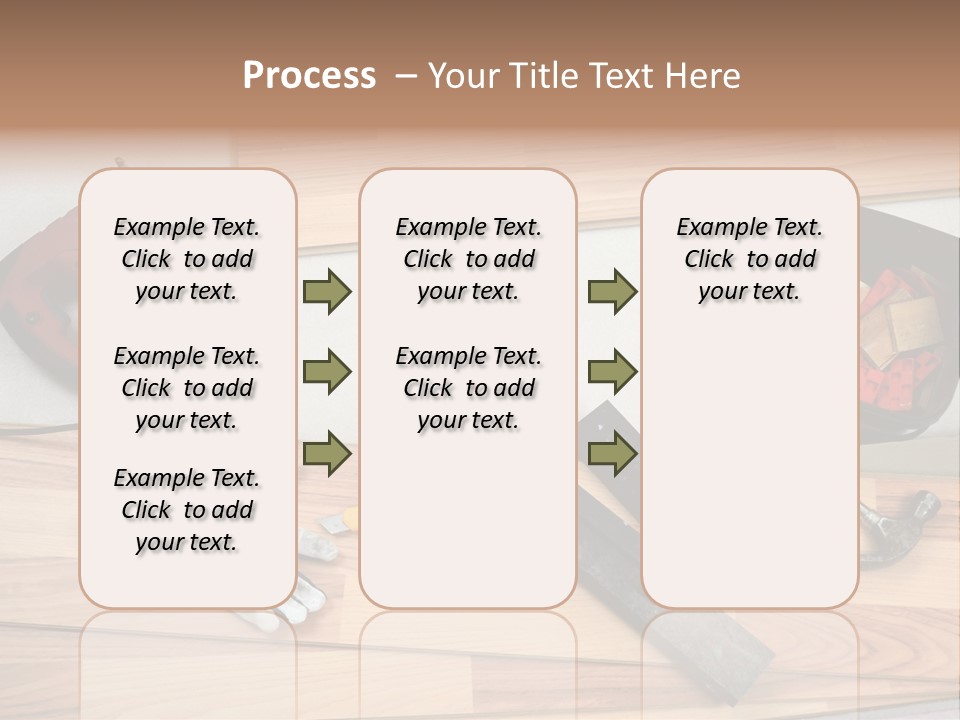 Laminated Inside Work PowerPoint Template