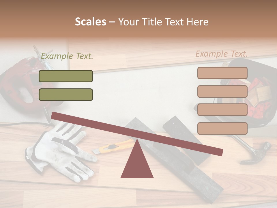 Laminated Inside Work PowerPoint Template