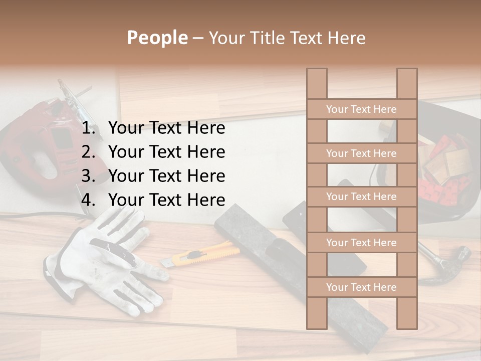 Laminated Inside Work PowerPoint Template
