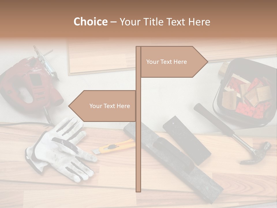 Laminated Inside Work PowerPoint Template