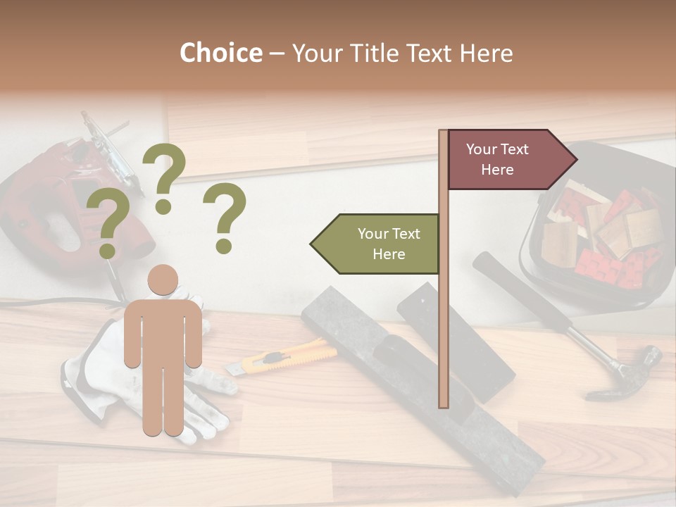 Laminated Inside Work PowerPoint Template