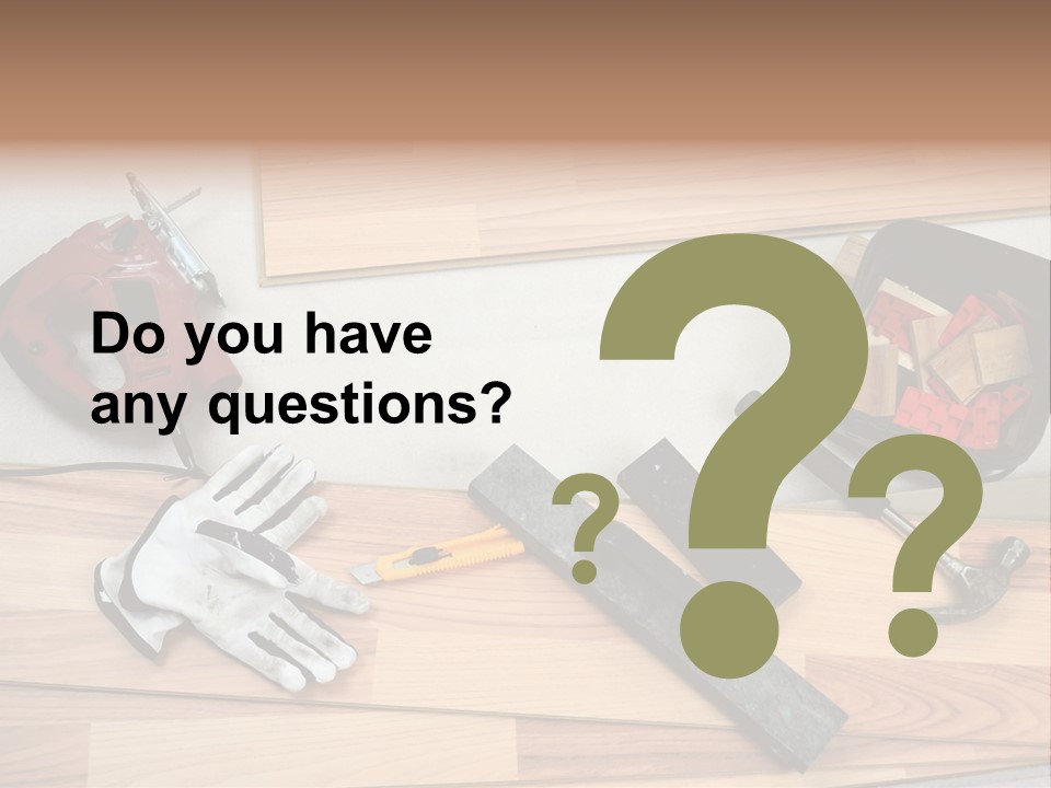 Laminated Inside Work PowerPoint Template