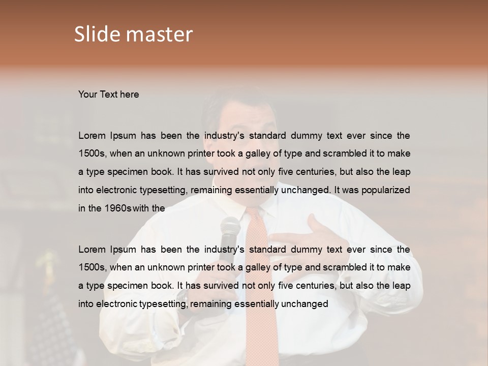 New Jersey Government Meeting Chris Christie PowerPoint Template