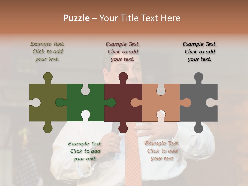 New Jersey Government Meeting Chris Christie PowerPoint Template