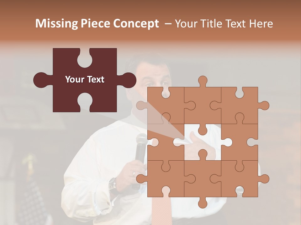 New Jersey Government Meeting Chris Christie PowerPoint Template