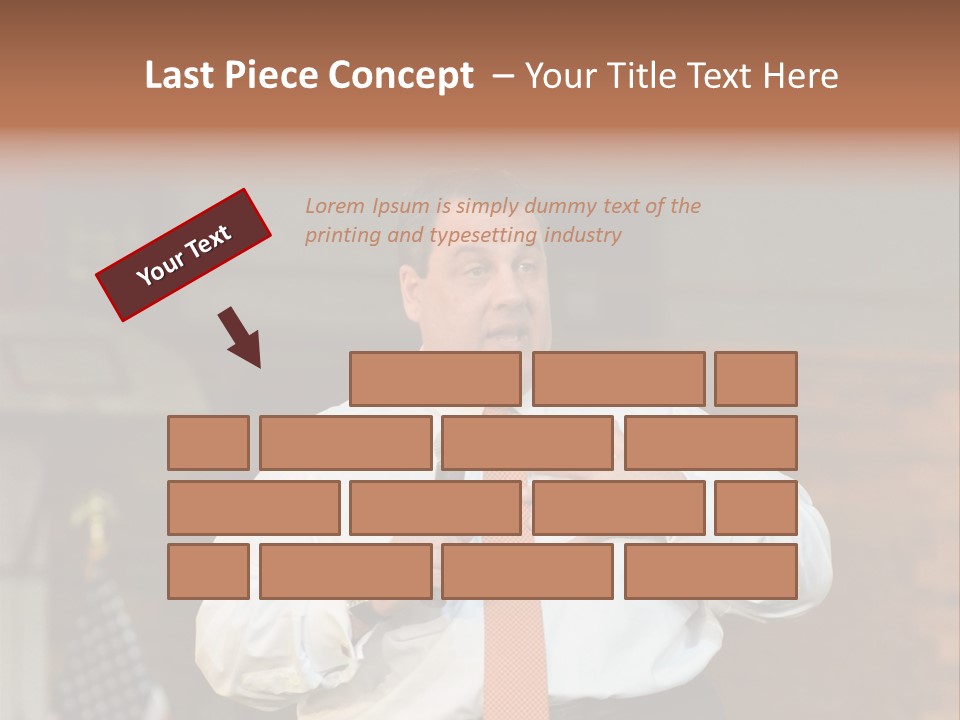 New Jersey Government Meeting Chris Christie PowerPoint Template