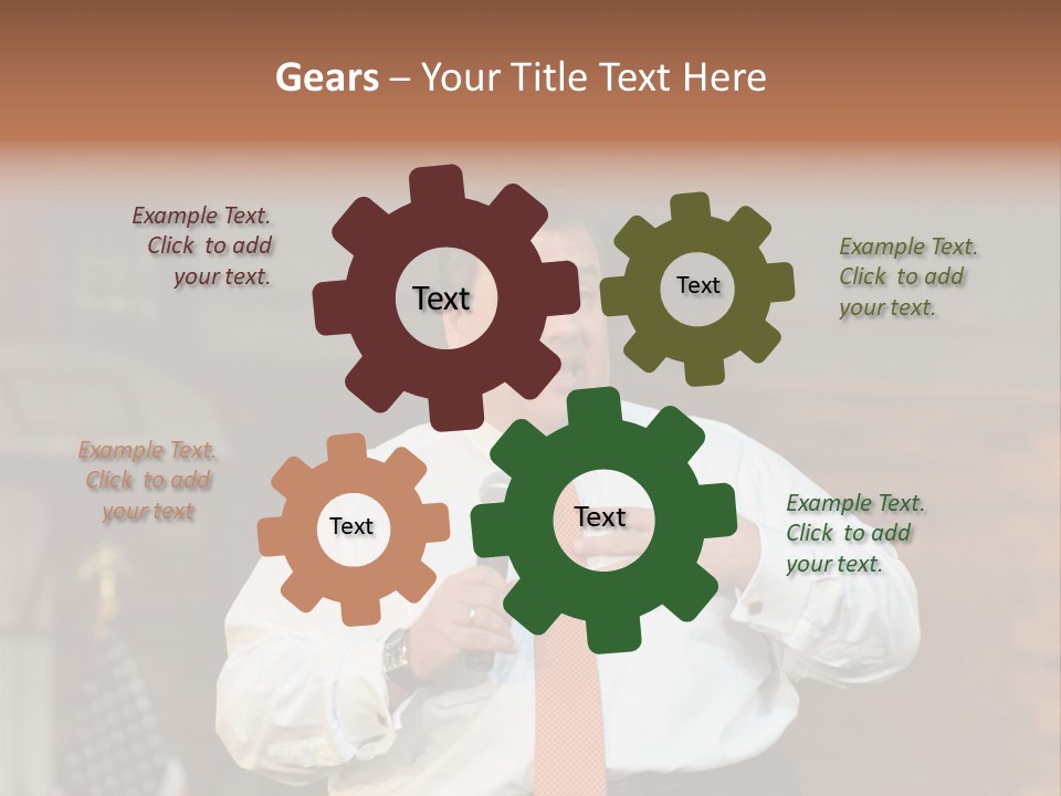 New Jersey Government Meeting Chris Christie PowerPoint Template