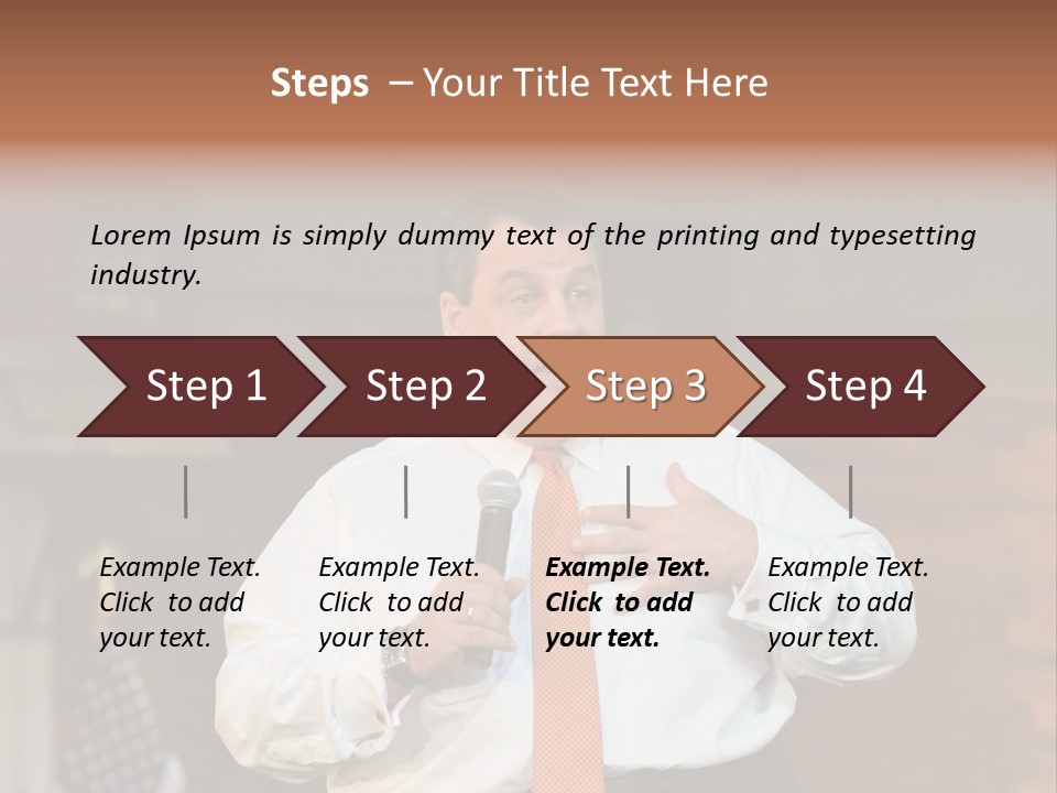 New Jersey Government Meeting Chris Christie PowerPoint Template