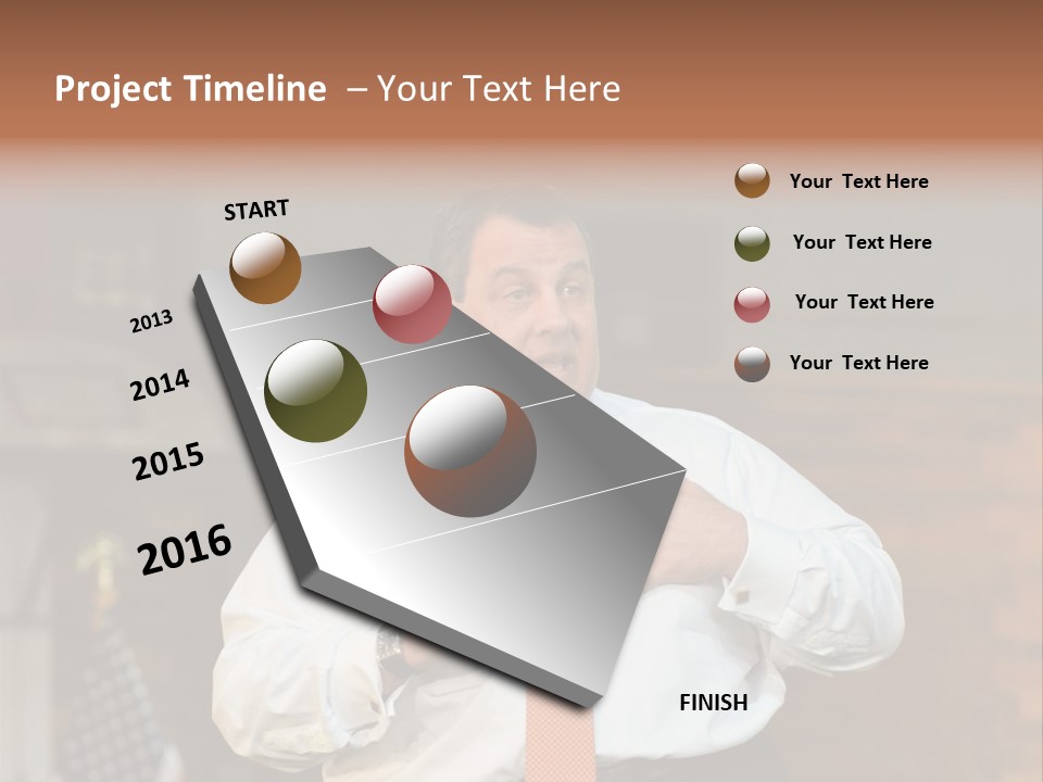 New Jersey Government Meeting Chris Christie PowerPoint Template