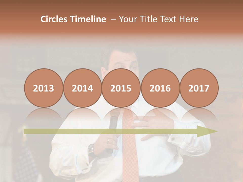 New Jersey Government Meeting Chris Christie PowerPoint Template