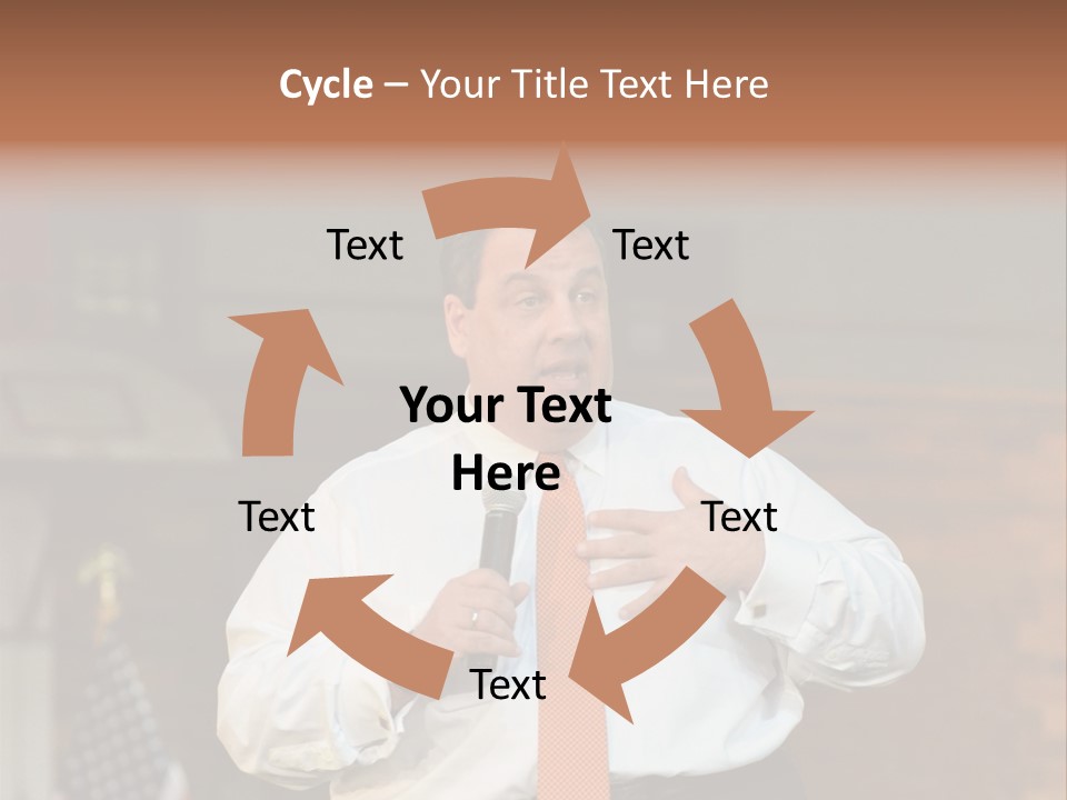 New Jersey Government Meeting Chris Christie PowerPoint Template