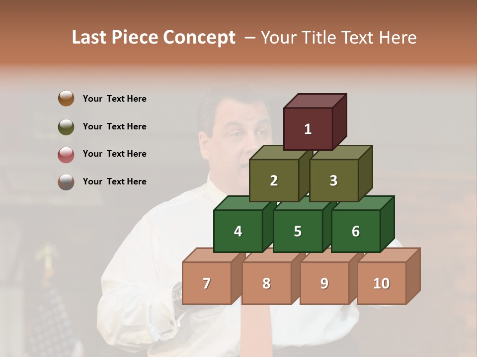 New Jersey Government Meeting Chris Christie PowerPoint Template