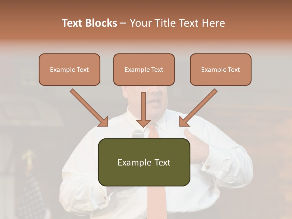 New Jersey Government Meeting Chris Christie PowerPoint Template