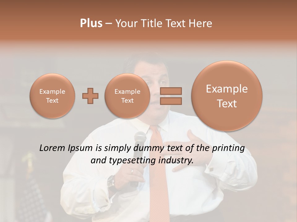 New Jersey Government Meeting Chris Christie PowerPoint Template