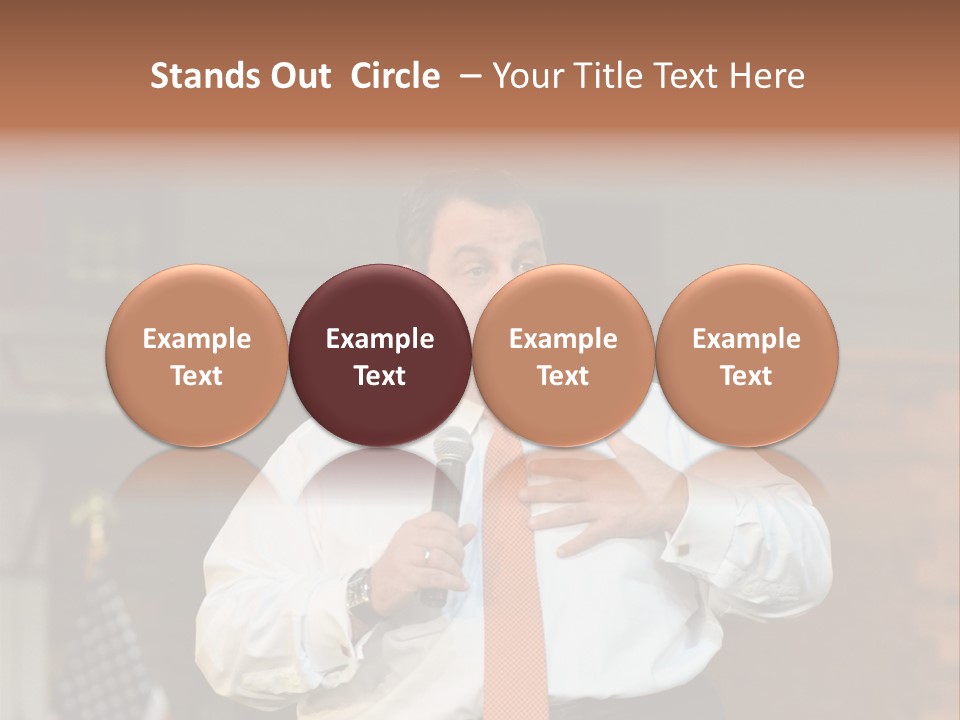New Jersey Government Meeting Chris Christie PowerPoint Template