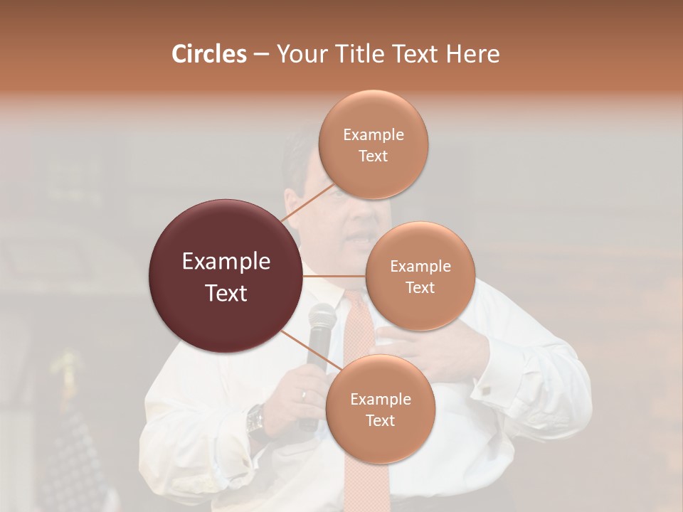 New Jersey Government Meeting Chris Christie PowerPoint Template