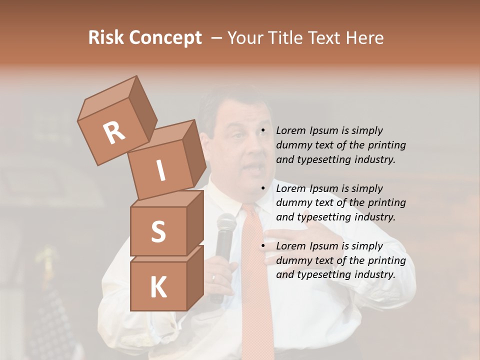 New Jersey Government Meeting Chris Christie PowerPoint Template