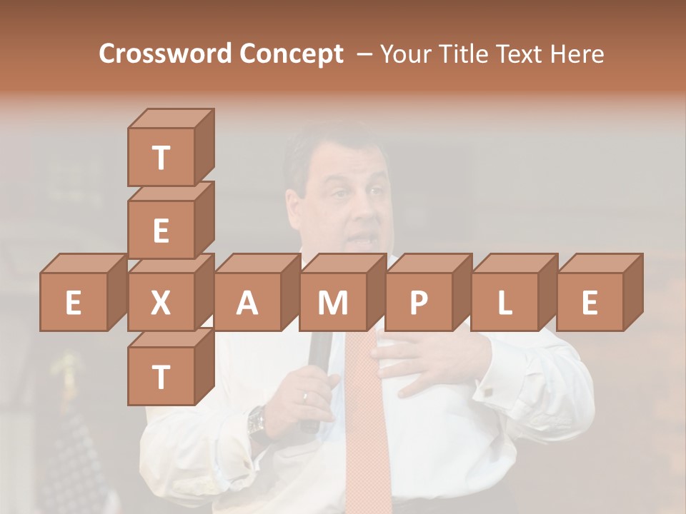 New Jersey Government Meeting Chris Christie PowerPoint Template