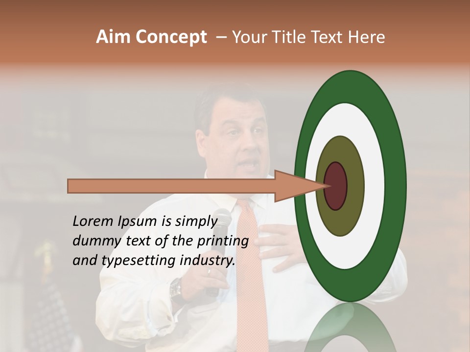 New Jersey Government Meeting Chris Christie PowerPoint Template