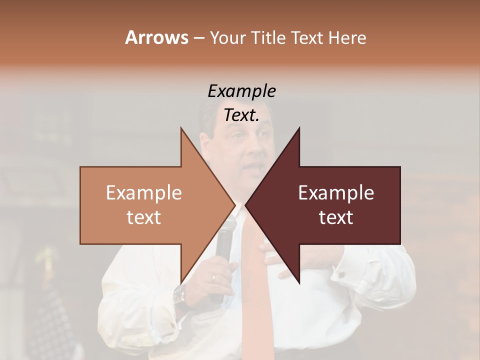 New Jersey Government Meeting Chris Christie PowerPoint Template