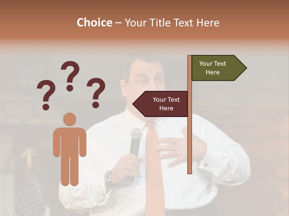 New Jersey Government Meeting Chris Christie PowerPoint Template