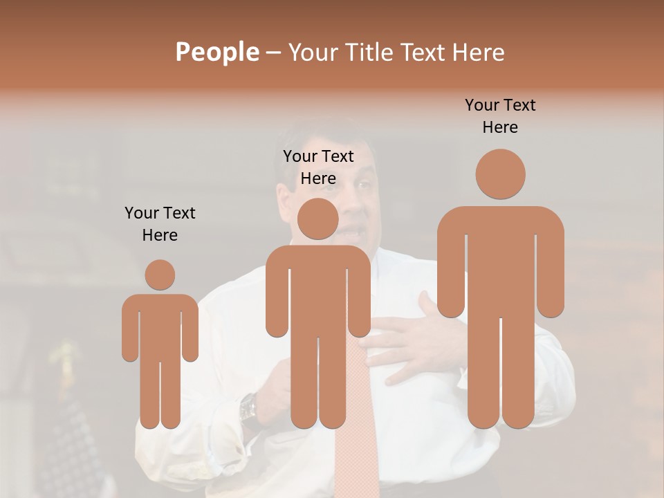 New Jersey Government Meeting Chris Christie PowerPoint Template