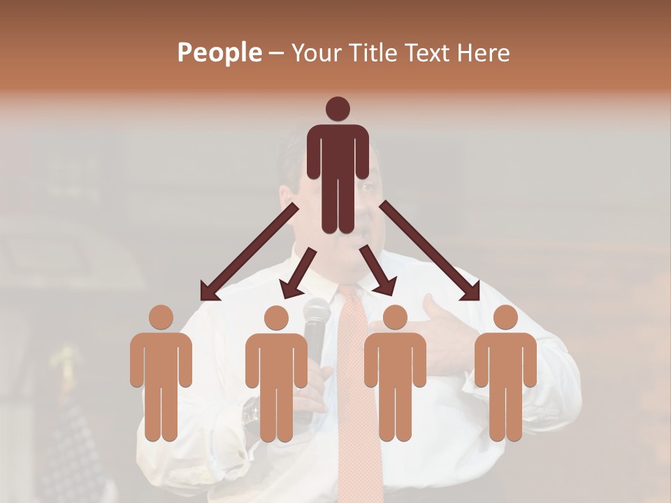 New Jersey Government Meeting Chris Christie PowerPoint Template