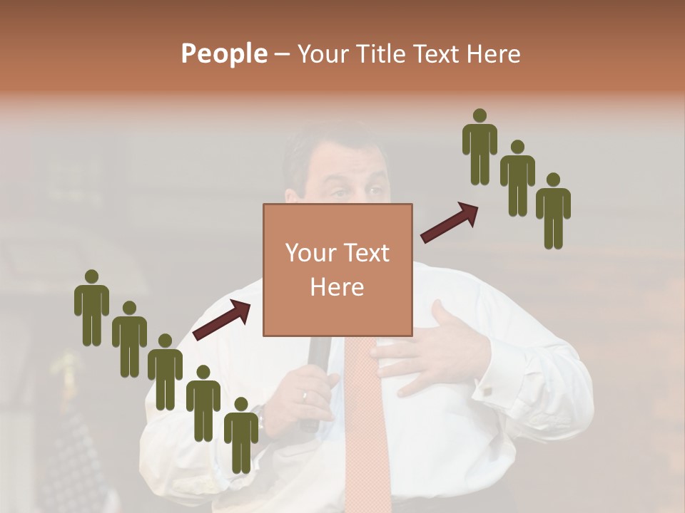 New Jersey Government Meeting Chris Christie PowerPoint Template