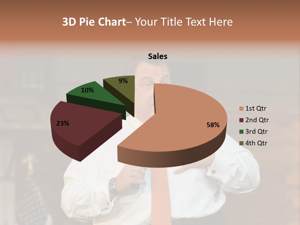 New Jersey Government Meeting Chris Christie PowerPoint Template