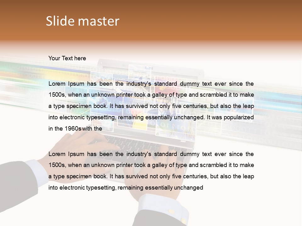 Imaging Website Concept PowerPoint Template