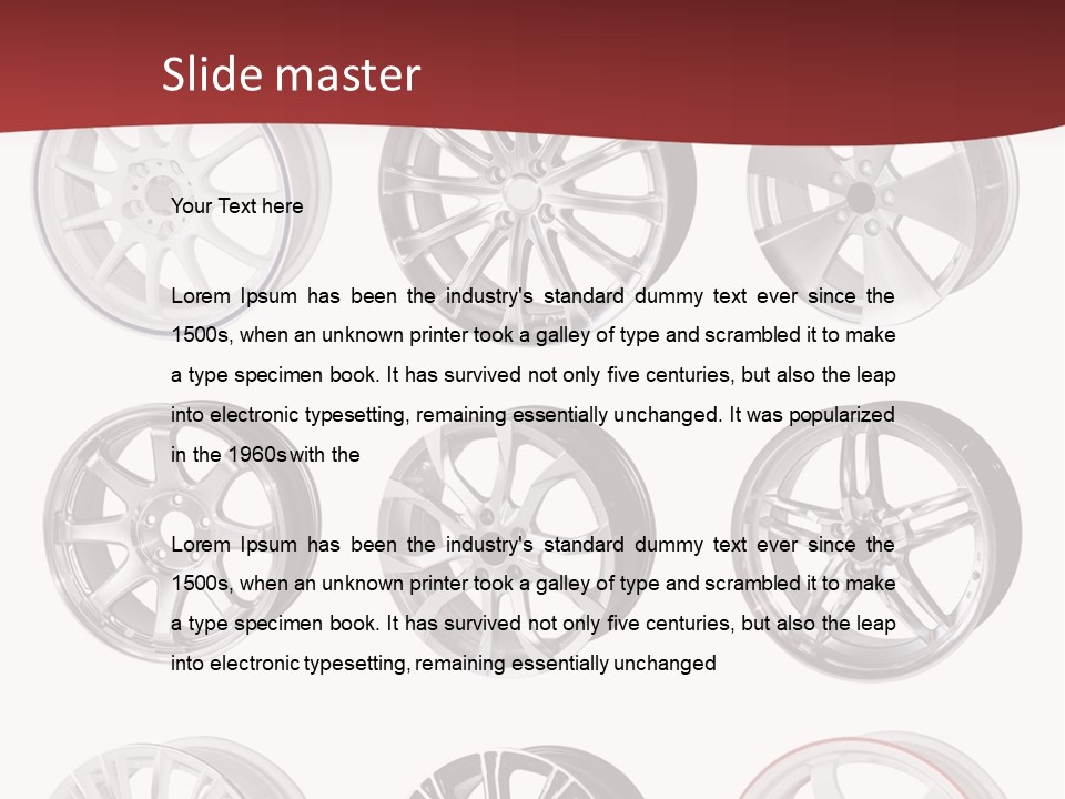 Vehicle Motor Auto PowerPoint Template