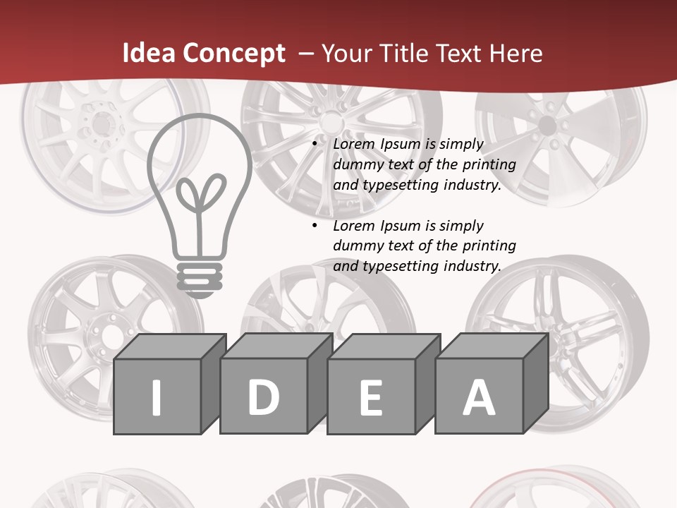 Vehicle Motor Auto PowerPoint Template