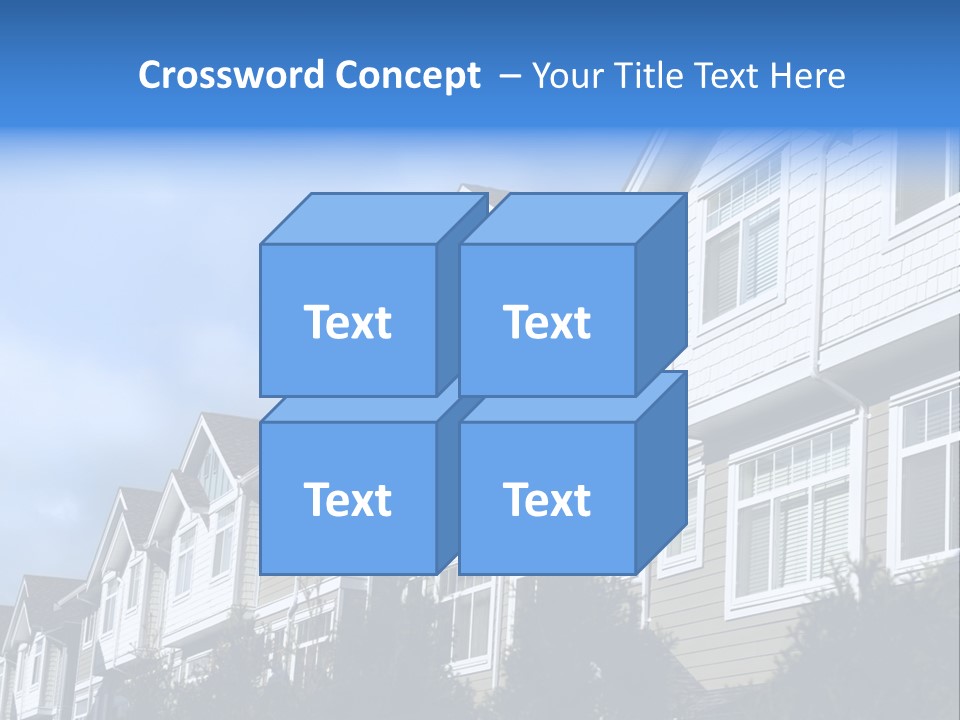 House Accommodation Luxury PowerPoint Template
