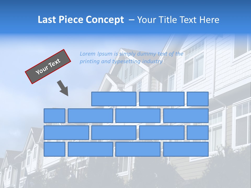 House Accommodation Luxury PowerPoint Template