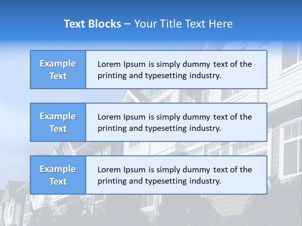 House Accommodation Luxury PowerPoint Template