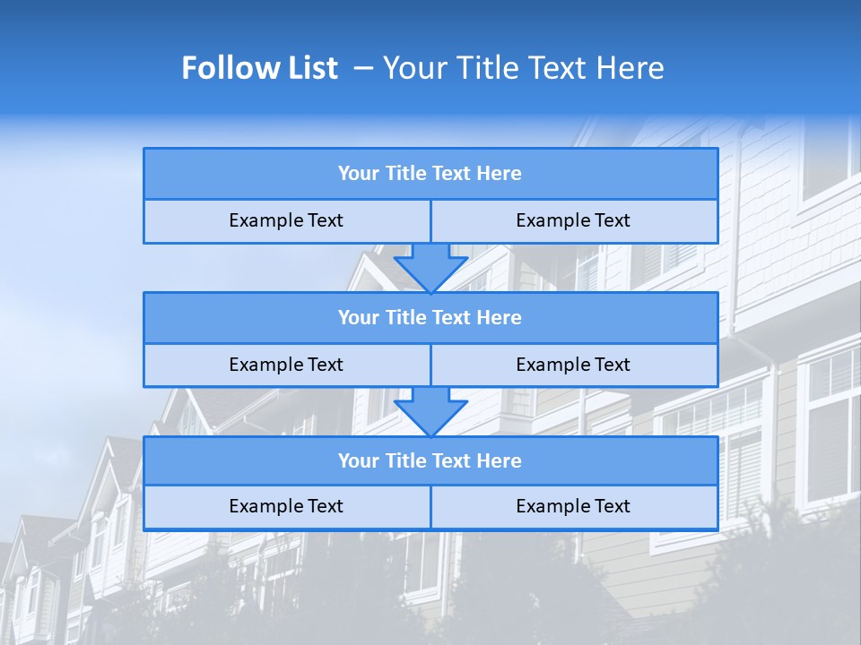 House Accommodation Luxury PowerPoint Template