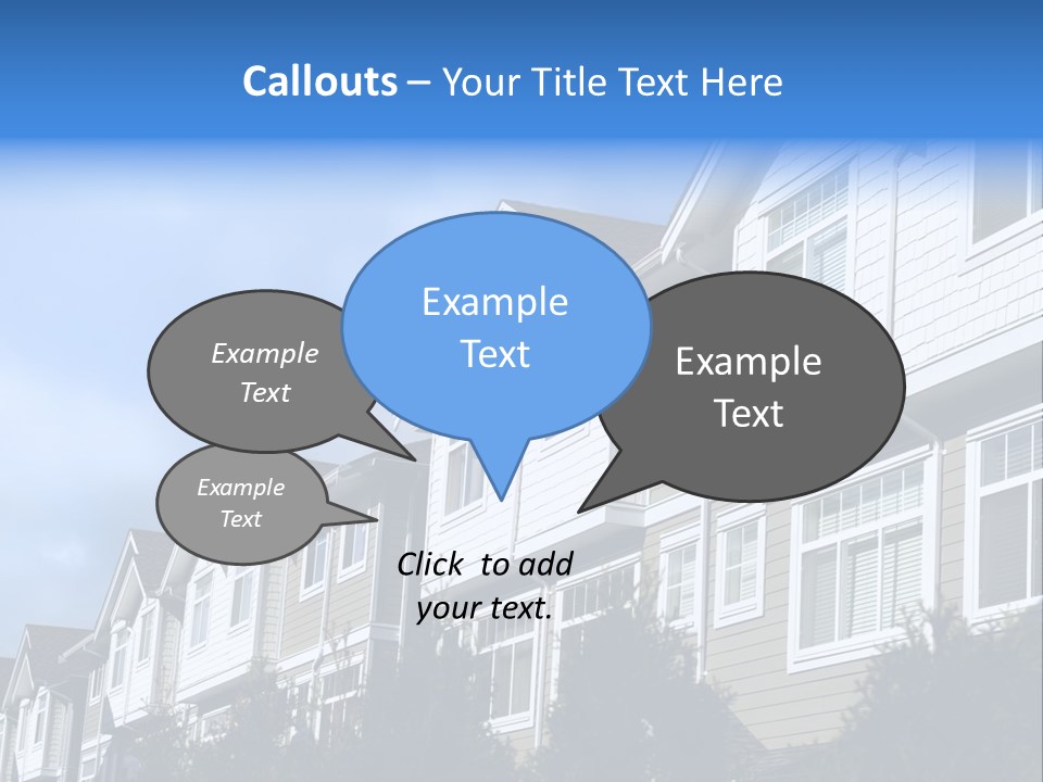 House Accommodation Luxury PowerPoint Template