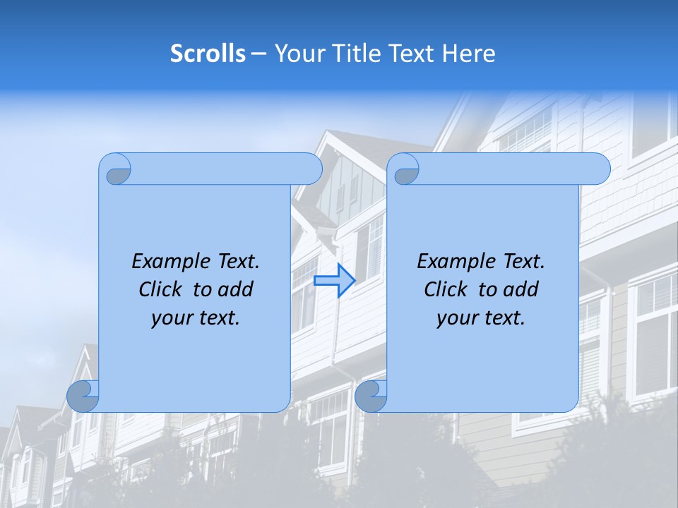 House Accommodation Luxury PowerPoint Template