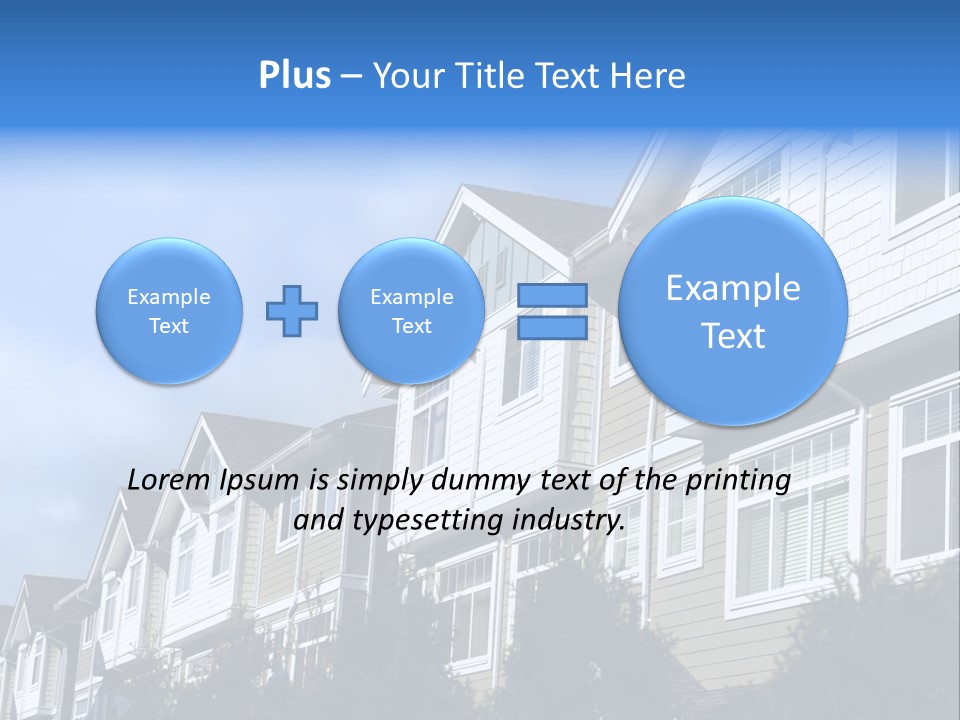 House Accommodation Luxury PowerPoint Template