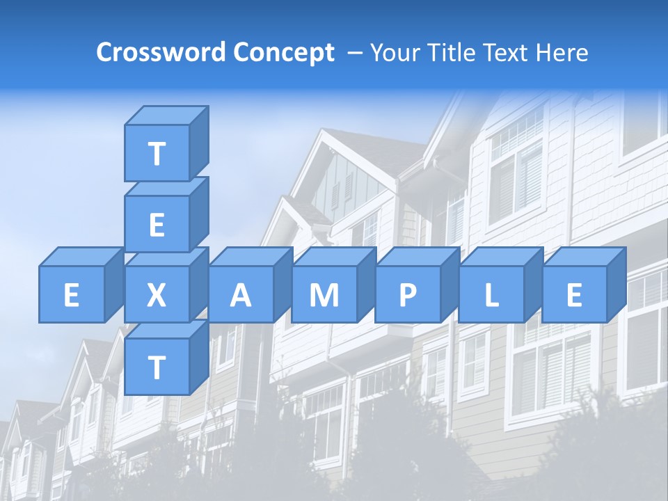 House Accommodation Luxury PowerPoint Template